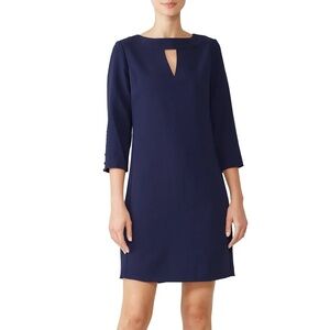 Amanda Uprichard Ashburn Elegant Navy Blue Dress